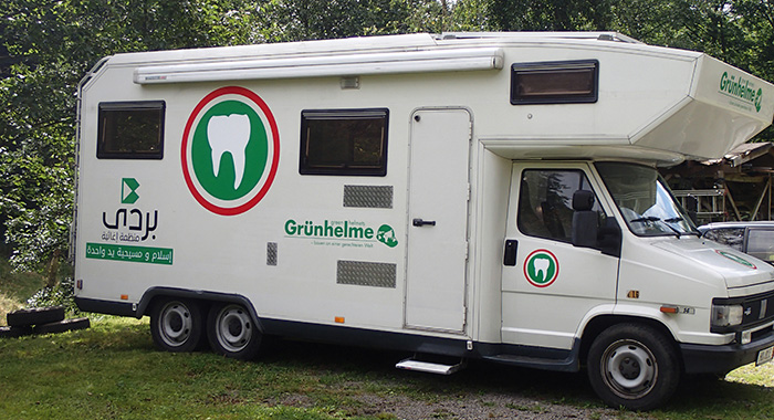 Mobile Zahnarztpraxis auf dem Weg nach Syrien: Proekt von Grünhelme e.V.